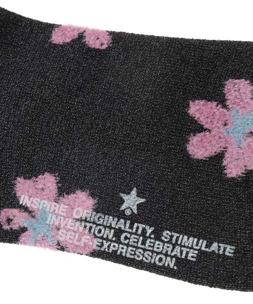 CONVERSE TOKYO（コンバーストウキョウ）の「FLOWER GLITTER SOX（ソックス/靴下・レディース・ベージュ/グレー/ブラック・FREE）」の4枚目の写真
