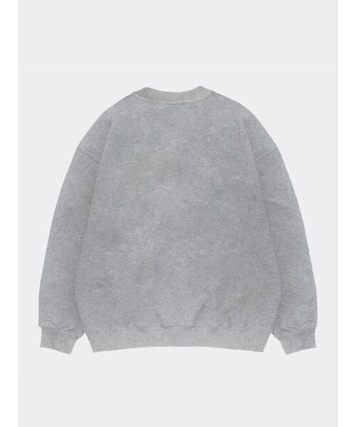 AOX(エーオーエックス)の「オーシャンメタバース刺繍タイポスウェットグレー(スウェット・メンズ・グレー・M/S/L)」の6枚目の写真