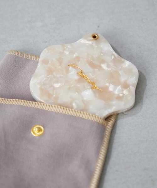 BIRTHDAY BAR（バースデイバー）の「アセチミラー（手鏡/メイクミラー・レディース・ブラウン/ホワイト/オレンジ・0）」の2枚目の写真