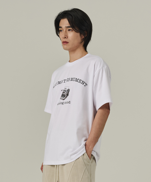 ANALOG MOOD(アナログムード)の「メロリーズプリンティング半袖Tシャツ(ホワイト)(Tシャツ/カットソー・メンズ・その他・S/M/L/2XL/XL)」の2枚目の写真
