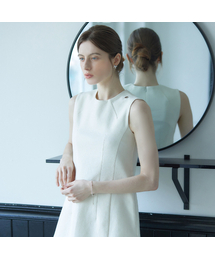 ADAUL（アダウル）の「Doll pintuck midi dress - ivory（ワンピース）」