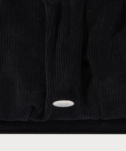 COVERNAT WOMAN（カバーナットウーマン）の「クローバーハート バブル コーデュロイ ダッフルバッグ Black（トートバッグ・レディース・その他・FREE）」の4枚目の写真