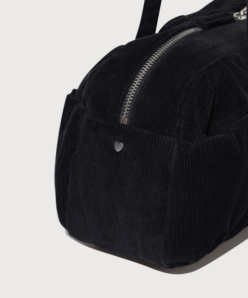 COVERNAT WOMAN（カバーナットウーマン）の「クローバーハート バブル コーデュロイ ダッフルバッグ Black（トートバッグ・レディース・その他・FREE）」の6枚目の写真