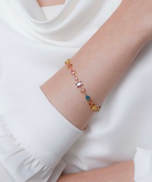 JewCas（ジュアキャス）の「【金属アレルギー対応ノットアレプラス】カラージルコニアブレスレット[NOP0153]（ブレスレット）」