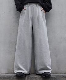 cussil | 【cussil/クシル】ヘビーウェイト2タック アイレットデザインワイドスウェットパンツ(スウェットパンツ)