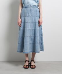 LANVIN en Bleu | Lee×LANVIN en Bleuデニムフレアスカート(スカート)