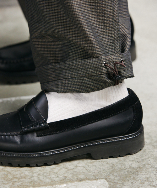 JOURNAL STANDARD(ジャーナルスタンダード)の「SLUB SUCKER / スラブ サッカー オーバー パンツ(スラックス・メンズ・ベージュ系その他/カーキ/ブラック系その他・SMALL/MEDIUM/LARGE)」の10枚目の写真