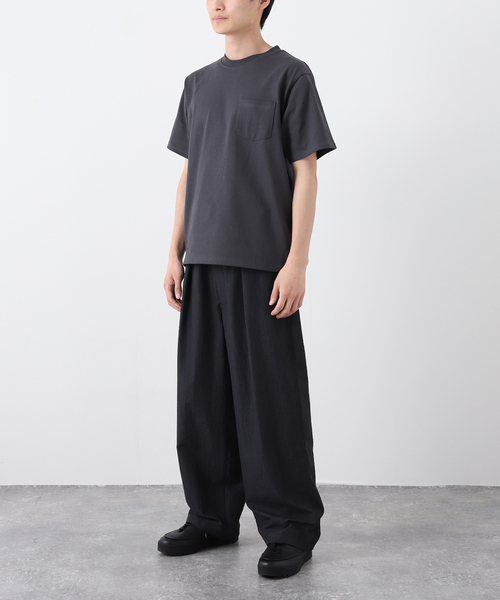 JOURNAL STANDARD(ジャーナルスタンダード)の「SLUB SUCKER / スラブ サッカー オーバー パンツ(スラックス・メンズ・ベージュ系その他/カーキ/ブラック系その他・SMALL/MEDIUM/LARGE)」の22枚目の写真