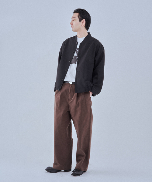 EDIFICE（エディフィス）の「ハイカウント ツイル チノパン（チノパンツ・メンズ・ブラウン/ブラック/ベージュ・MEDIUM/LARGE）」の4枚目の写真