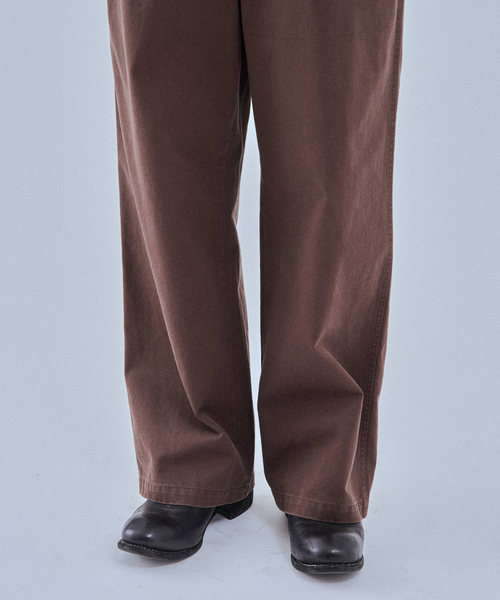 EDIFICE（エディフィス）の「ハイカウント ツイル チノパン（チノパンツ・メンズ・ブラウン/ブラック/ベージュ・MEDIUM/LARGE）」の12枚目の写真