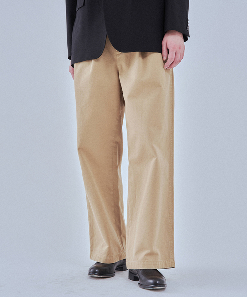 EDIFICE（エディフィス）の「ハイカウント ツイル チノパン（チノパンツ・メンズ・ブラウン/ブラック/ベージュ・MEDIUM/LARGE）」の16枚目の写真