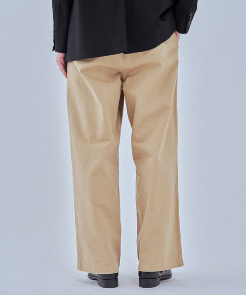 EDIFICE（エディフィス）の「ハイカウント ツイル チノパン（チノパンツ・メンズ・ブラウン/ブラック/ベージュ・MEDIUM/LARGE）」の18枚目の写真