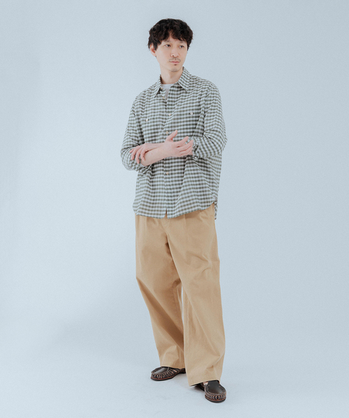 EDIFICE（エディフィス）の「ハイカウント ツイル チノパン（チノパンツ・メンズ・ブラウン/ブラック/ベージュ・MEDIUM/LARGE）」の7枚目の写真