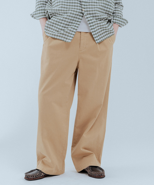 EDIFICE（エディフィス）の「ハイカウント ツイル チノパン（チノパンツ・メンズ・ブラウン/ブラック/ベージュ・MEDIUM/LARGE）」の8枚目の写真