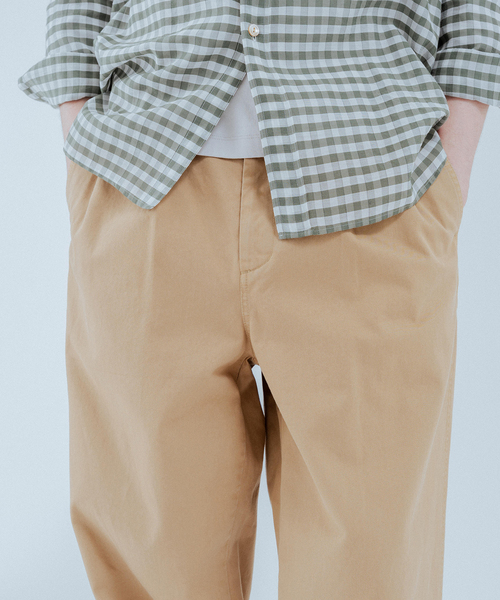 EDIFICE（エディフィス）の「ハイカウント ツイル チノパン（チノパンツ・メンズ・ブラウン/ブラック/ベージュ・MEDIUM/LARGE）」の12枚目の写真