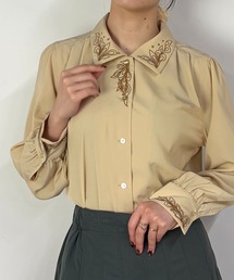 NICOLE CLUB（ニコル　クラブ）の「刺繍デザインブラウス（シャツ/ブラウス）」