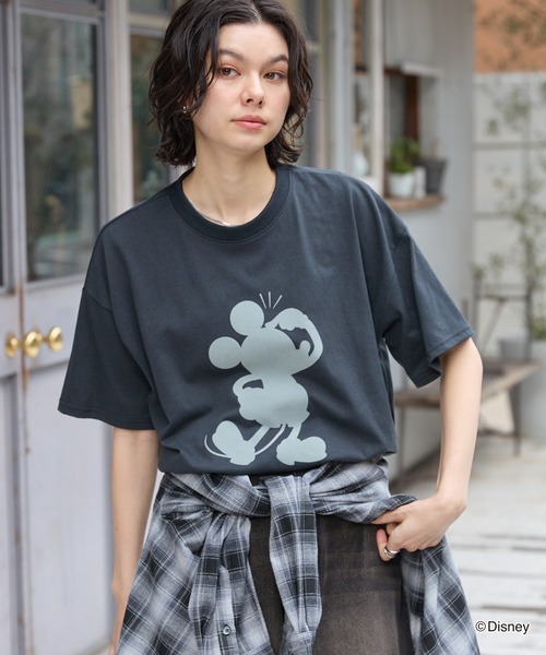 アンダーカバー　ディズニーコラボ　Tシャツ　ミニーマウス　男女兼用サイズ　未使用 Disney】別注/ミッキーマウス＆ミニーマウス/オールドグラフィック