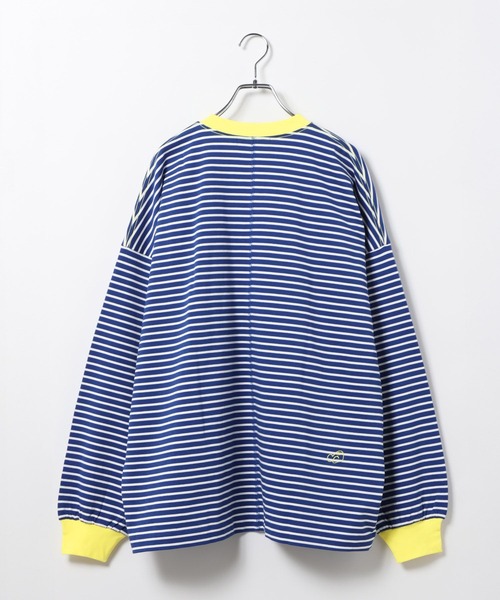 ALAND(エーランド)の「【UNISEX】ALAND/ボーダーコンビカラーロンT(Tシャツ/カットソー・レディース・ネイビー/ブラック・MEDIUM/LARGE)」の19枚目の写真