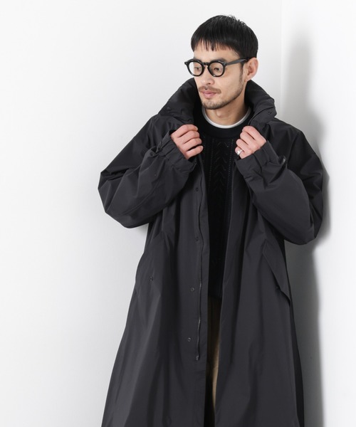 NANO universe（ナノユニバース）の「「Meaningful Continuity」PERTEX(R) SHIELD PRO モッズコート（モッズコート・メンズ・ブラック・M/L）」の2枚目の写真