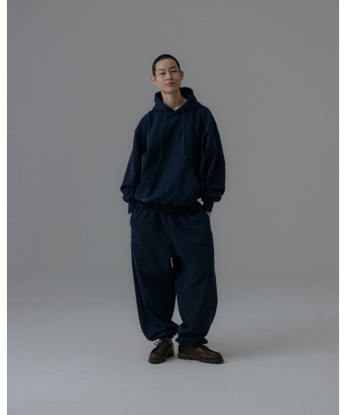 ANGLAN(アングラン)の「Heavyweight Classic Jogger Pants - Navy(スウェットパンツ・メンズ・その他・1/2)」の3枚目の写真