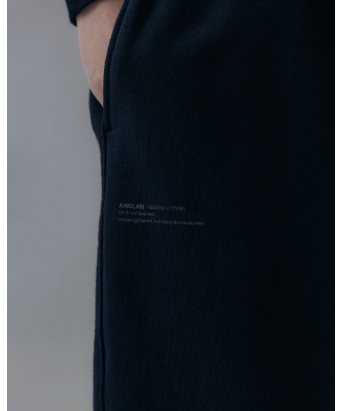 ANGLAN(アングラン)の「Heavyweight Classic Jogger Pants - Navy(スウェットパンツ・メンズ・その他・1/2)」の8枚目の写真