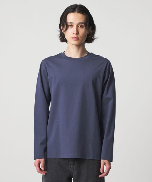 A DAY IN THE LIFE UNITED ARROWS(アデイインザライフユナイテッドアローズ)の「シャイニー ポンチ ジャスト カットソー<A DAY IN THE LIFE>(Tシャツ/カットソー・メンズ・ブラック/ホワイト/ロイヤルブルー・S/M/L)」の10枚目の写真