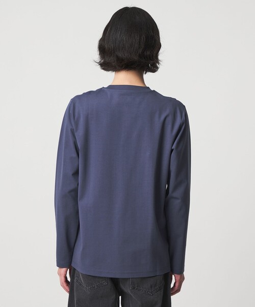 A DAY IN THE LIFE UNITED ARROWS(アデイインザライフユナイテッドアローズ)の「シャイニー ポンチ ジャスト カットソー<A DAY IN THE LIFE>(Tシャツ/カットソー・メンズ・ブラック/ホワイト/ロイヤルブルー・S/M/L)」の12枚目の写真
