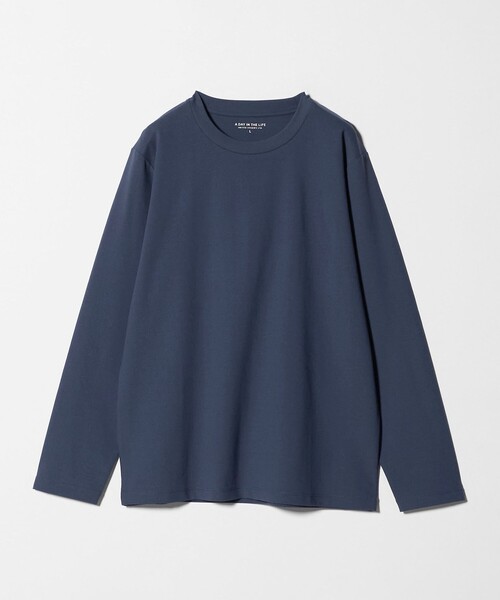 A DAY IN THE LIFE UNITED ARROWS(アデイインザライフユナイテッドアローズ)の「シャイニー ポンチ ジャスト カットソー<A DAY IN THE LIFE>(Tシャツ/カットソー・メンズ・ブラック/ホワイト/ロイヤルブルー・S/M/L)」の13枚目の写真
