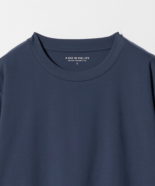 A DAY IN THE LIFE UNITED ARROWS(アデイインザライフユナイテッドアローズ)の「シャイニー ポンチ ジャスト カットソー<A DAY IN THE LIFE>(Tシャツ/カットソー・メンズ・ブラック/ホワイト/ロイヤルブルー・S/M/L)」の15枚目の写真