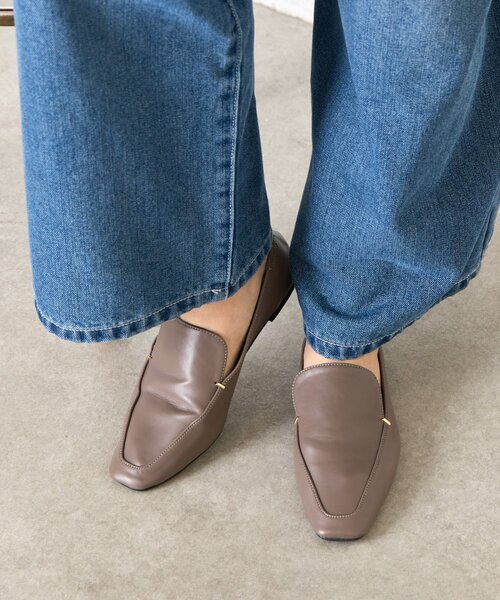 Jena espace merveilleux（ジェナ　エスパスメルヴェイユ）の「フラットソフトパンプス（その他シューズ・レディース・グレー/アイボリー・MEDIUM/LARGE）」の2枚目の写真