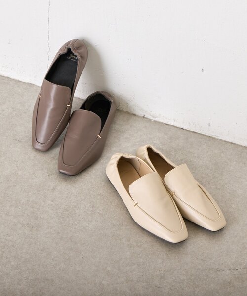 Jena espace merveilleux（ジェナ　エスパスメルヴェイユ）の「フラットソフトパンプス（その他シューズ・レディース・グレー/アイボリー・MEDIUM/LARGE）」の3枚目の写真