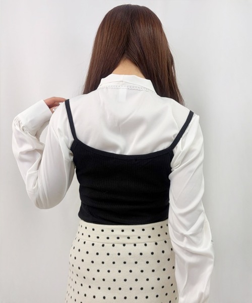 frunco(フランコ)の「【ZOZOTOWN限定】ピコレースサテンボウタイブラウス(シャツ/ブラウス・レディース・ブルー/ホワイト・FREE)」の11枚目の写真