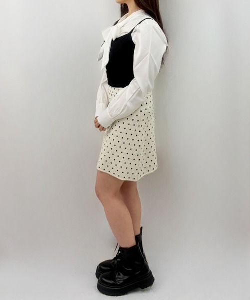 frunco(フランコ)の「【ZOZOTOWN限定】ピコレースサテンボウタイブラウス(シャツ/ブラウス・レディース・ブルー/ホワイト・FREE)」の15枚目の写真