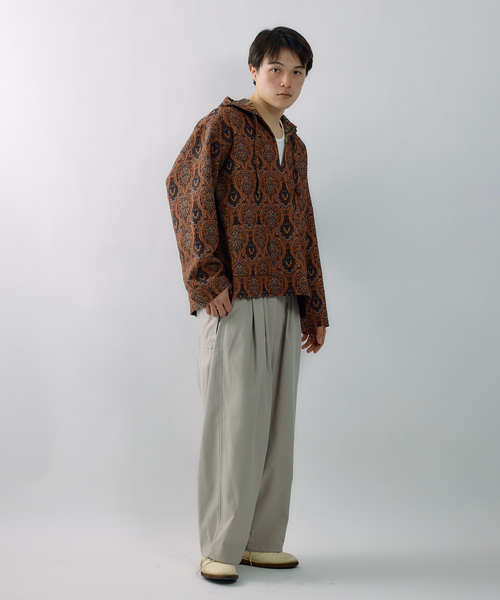 JOURNAL STANDARD J.S HOMESTEAD(ジャーナルスタンダードホームステッド)の「J.S.Homestead / T/R ギャバジン エアー クルー パンツ(スラックス・メンズ・ベージュ/ブラック/チャコールグレー・MEDIUM/LARGE)」の7枚目の写真