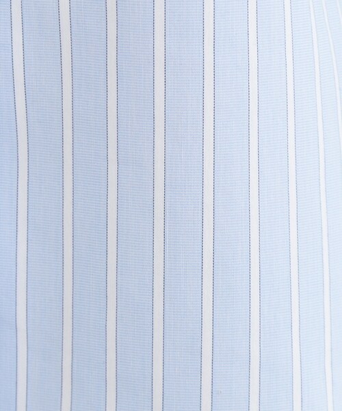 SHOO・LA・RUE(シューラルー)の「【洗濯後シワになりにくい/UV/S-LL】大人っぽく着られる キャンディースリーブ リボンブラウス(シャツ/ブラウス・レディース・ブルー系7/ライトブルー/オフホワイト・04/03/02/01)」の15枚目の写真