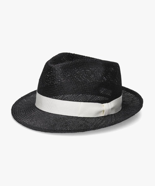 OVERRIDE（オーバーライド）の「OVERRIDE  KENMA FEDORA COLOR RIBBON / オーバーライド（ハット・メンズ・ライトベージュ/ブラック/ホワイト/グレー・60cm/58cm）」の7枚目の写真