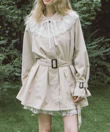 archives | 【今季ゲキ推し！展示会人気NO.1！トレンドアウター】レースカラー付ミドルトレンチコート(トレンチコート)