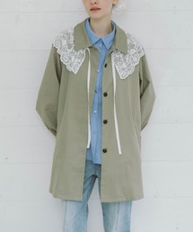 archives | 【今季ゲキ推し！展示会人気NO.1！トレンドアウター】レースカラー付ミドルトレンチコート(トレンチコート)