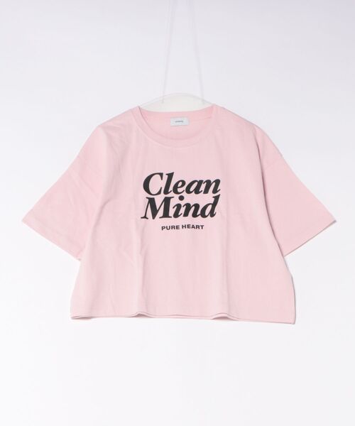 undeny.(アンディニ-)の「アンディニー Clean Mind ショート Tシャツ(Tシャツ/カットソー・レディース・ピンク/ベージュ系その他/ホワイト・F)」の3枚目の写真