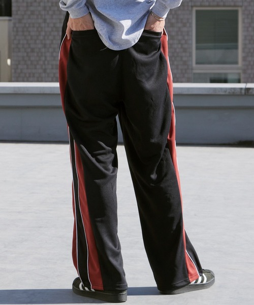 Russell Athletic（ラッセルアスレティック）の「Russell Athletic/ラッセルアスレティック Double Jersey Track PT センターライン イージートラックパンツ ジャージ 2026年春夏（その他パンツ・メンズ・ブラック/ブラウン・M/L/XL）」の8枚目の写真