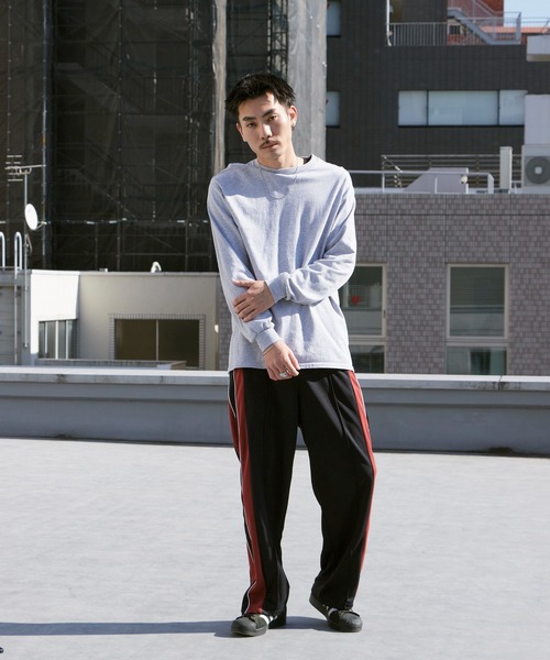 Russell Athletic（ラッセルアスレティック）の「Russell Athletic/ラッセルアスレティック Double Jersey Track PT センターライン イージートラックパンツ ジャージ 2026年春夏（その他パンツ・メンズ・ブラック/ブラウン・M/L/XL）」の13枚目の写真