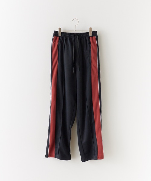 Russell Athletic（ラッセルアスレティック）の「Russell Athletic/ラッセルアスレティック Double Jersey Track PT センターライン イージートラックパンツ ジャージ 2026年春夏（その他パンツ・メンズ・ブラック/ブラウン・M/L/XL）」の3枚目の写真