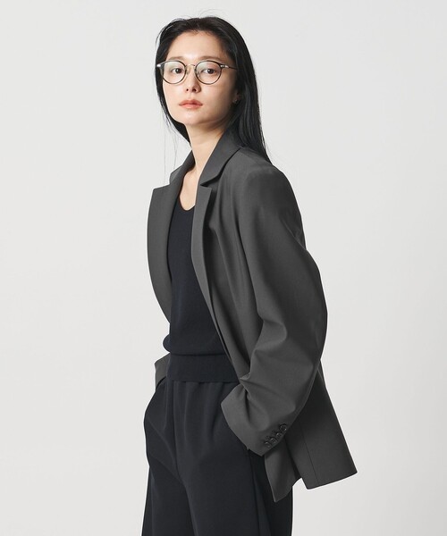 MARW UNITED ARROWS（マルゥ ユナイテッドアローズ）の「＜MARW UNITED ARROWS＞ジャージー ダブル ジャケット（テーラードジャケット・レディース・ダークグレー/ブラック・38/34/36）」の22枚目の写真