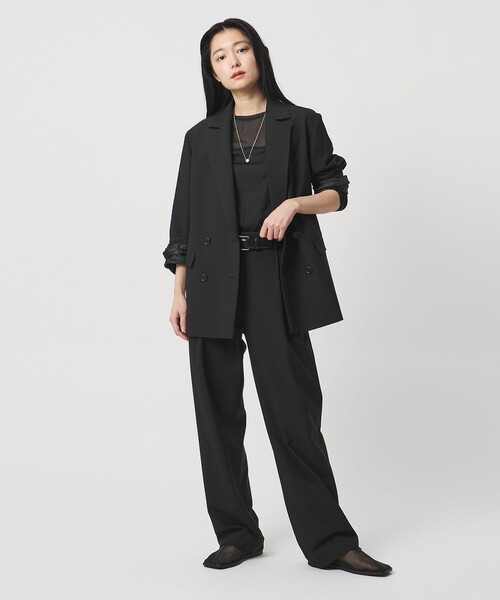 MARW UNITED ARROWS（マルゥ ユナイテッドアローズ）の「＜MARW UNITED ARROWS＞ジャージー ダブル ジャケット（テーラードジャケット・レディース・ダークグレー/ブラック・38/34/36）」の12枚目の写真