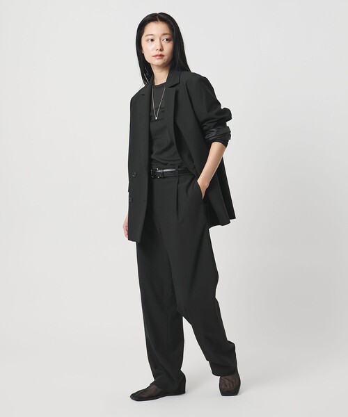 MARW UNITED ARROWS（マルゥ ユナイテッドアローズ）の「＜MARW UNITED ARROWS＞ジャージー ダブル ジャケット（テーラードジャケット・レディース・ダークグレー/ブラック・38/34/36）」の13枚目の写真
