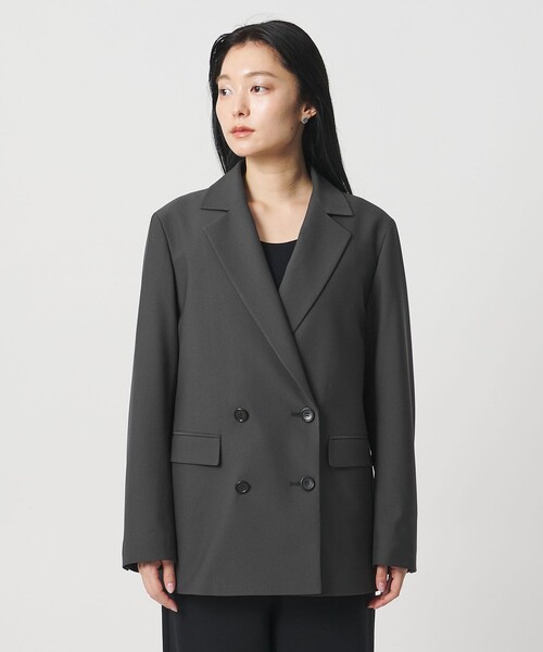 MARW UNITED ARROWS（マルゥ ユナイテッドアローズ）の「＜MARW UNITED ARROWS＞ジャージー ダブル ジャケット（テーラードジャケット・レディース・ダークグレー/ブラック・38/34/36）」の14枚目の写真