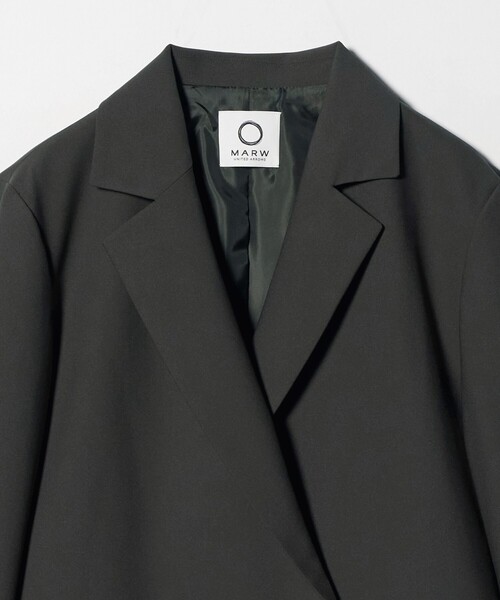 MARW UNITED ARROWS（マルゥ ユナイテッドアローズ）の「＜MARW UNITED ARROWS＞ジャージー ダブル ジャケット（テーラードジャケット・レディース・ダークグレー/ブラック・38/34/36）」の19枚目の写真