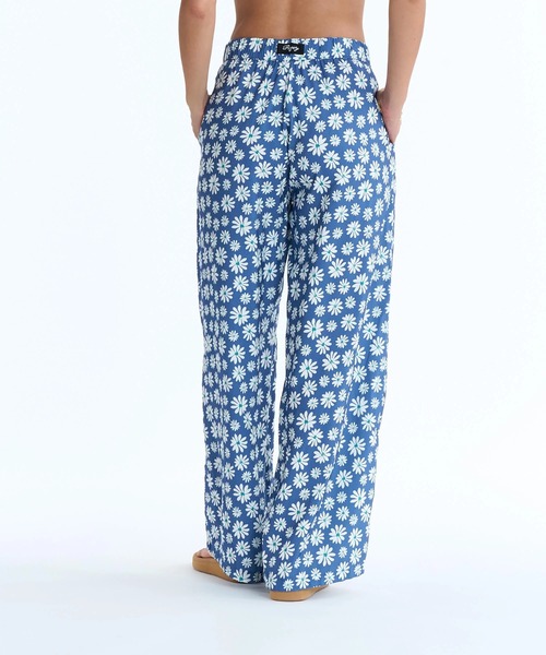 ROXY(ロキシー)の「ROXY ウィメンズ FLOWER SOUL ロングパンツ 【2026年春夏モデル】/ロキシー花柄・ストライプ・チェック柄ボトムス(その他パンツ・レディース・ネイビー/ピンク/グリーン・SMALL/MEDIUM/LARGE)」の4枚目の写真