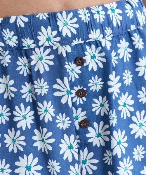 ROXY(ロキシー)の「ROXY ウィメンズ FLOWER SOUL ロングパンツ 【2026年春夏モデル】/ロキシー花柄・ストライプ・チェック柄ボトムス(その他パンツ・レディース・ネイビー/ピンク/グリーン・SMALL/MEDIUM/LARGE)」の7枚目の写真
