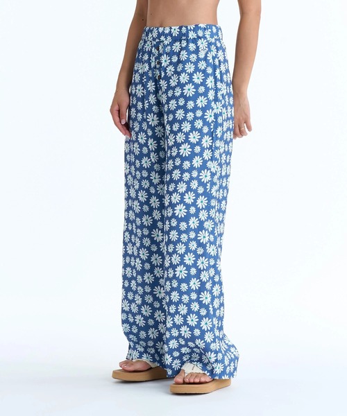 ROXY(ロキシー)の「ROXY ウィメンズ FLOWER SOUL ロングパンツ 【2026年春夏モデル】/ロキシー花柄・ストライプ・チェック柄ボトムス(その他パンツ・レディース・ネイビー/ピンク/グリーン・SMALL/MEDIUM/LARGE)」の9枚目の写真